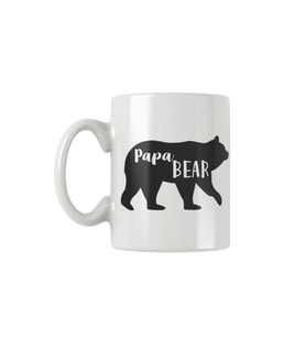 PapaBear Babalar Günü Hediye Baskılı Kupa Bardak