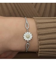 PAPATYA  925 AYAR GÜMÜŞ BİLEKLİK (Karışık)