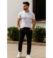 Erkek Slim Fit Modern Kesim Jogger Eşofman Altı - Şık ve Spor Bağcıklı Pantolon