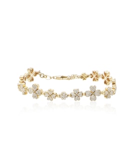 EMILIANO JEWELLERY SİLVER 925 AYAR TAŞLI ÇİÇEK BİLEKLİK