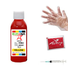 Epson EcoTank L6270 Yazıcı Uyumlu Mürekkep Yellow 100 ml (101)