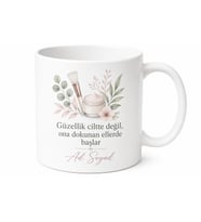 Cilt Bakım Uzmanına Maske Yapanlara Pürüzsüz Yüz Güzellik Kupa Bardak Hediye