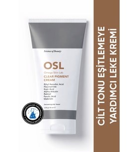 OSL Omega Skin Lab - Ciltte Oluşan Lekelere Karşı Leke Kremi - Clear Pigment Cream 50ml