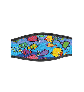 BESTDIVERS Maske Arkalığı AQUARIUM Neopren, Velkrolu