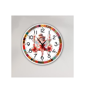 bilge Tasarım Çocuk Odası Duvar Saati 30 x 30 CM (Karışık)
