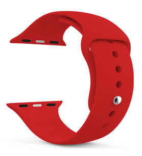 Akıllı Saat Silikon Kordon 42/44 Mm Kırmızı