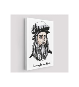 Leonardo da Vinci Dekoratif Kanvas Tablo-5918