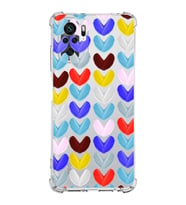 PrintiFy Xiaomi Redmi 10 2022 Uyumlu Water Color 1 Baskılı Şeffaf Köşe Korumalı Antişok Kılıf