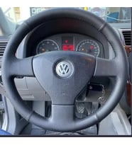 Volkswagen Golf 5 Tuşsuz Araca Özel Direksiyon Kılıfı Nokta Düz