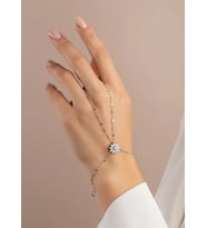 Çelik Silver Papatya Çiçekli Şahmeran - 26shm10
