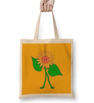 Funny Gift Smile Of a Rose Artwork Bez Çanta Uzun Saplı