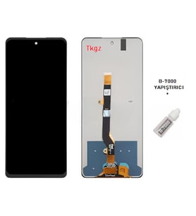 Tkgz - İnfinix HOT 30 Uyumlu Lcd Ekran Dokunmatik -A- Kalite + B-7000