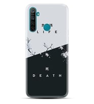 Realme 5i 5 Pro 6i 7 Pro 8 Kılıf Desemli Silikon Life and Death 1339