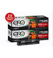 HP Color LaserJet Pro M254dw Siyah Muadil Toner - 2'li Avantaj Paket