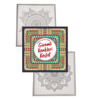 Gizemli Renkleri Keşfet Büyüklere Boyama Kitabı 1 Adet Nesil Boyama Kitabı Büyükler İçin Mandala Stresi Azaltma Sanatı