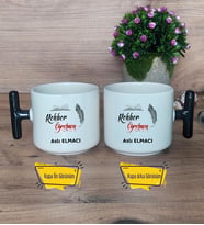 Rehber Öğretmeni Kupa Bardak T Siyah Kulplu Öğretmenler Günü Hediyesi Rehber Öğretmenine Hediye