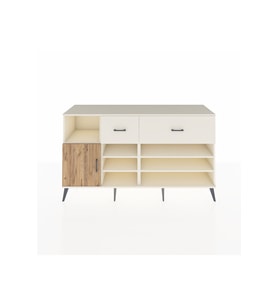 Hyperion Konsol 6 Raflı 2 Çekmeceli Tek Kapaklı  176x44x99 Aytaşı-Çam/Aytaşı
