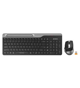 A4 Tech Fstyler FB2535C Gri Bluetooth+2.4G Nano Fn Multimedya Klavye Şarjlı Mous