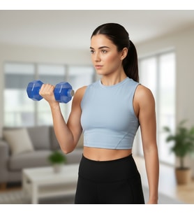 Ps Spor 0.5 Kg Dambıl ve suluk x 2 Adet ( Mavi )