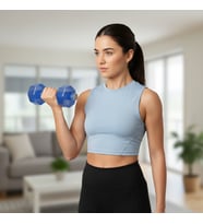 Ps Spor 0.5 Kg Dambıl ve suluk x 2 Adet ( Mavi ) (Saks Mavisi)