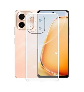 Vivo Y28 Kılıf Lüx Şeffaf Silikon