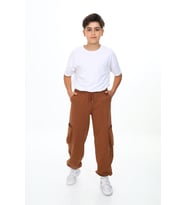 Toontoy Erkek Çocuk Eşofman Alt (Kahverengi)