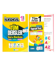 Evrensel İletişim 1.Sınıf Tüm Dersler Soru Bankası ve Yaprak Test Seti 2 Kitap