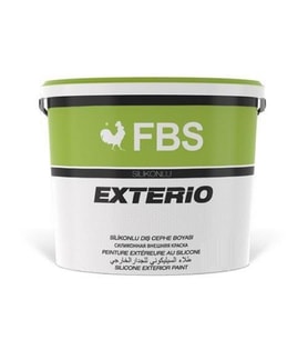 Fbs Exterio Silikonlu Dış Cephe Boyası 3.5 Kg Antrasit Gri Ral 7016