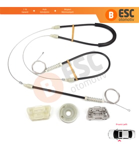 Chrysler 300 2005-2010 Dodge Charger LX Magnum 05065475AE İçin Ön Sol Kapı Cam Kriko Tamir Seti