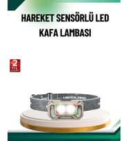 Şarjlı Wave Sensörlü LED Kafa Feneri Outdoor Kullanım