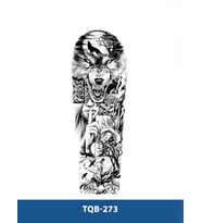 TQB-273 KURT VE KADIN DESEN GEÇİCİ KOL DÖVMESİ-TATTO