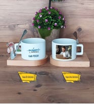 Su Ürünleri Mühendisi Kupa Bardak Ahşap Altlıklı Kısa Fotoğraflı Mühendisler Günü Hediyesi