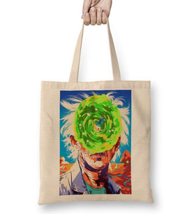Rick and Morty Bez Çanta Uzun Saplı
