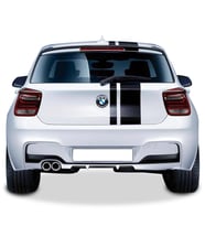 Bmw 1 Serisi F20 2012 - 2015 M Performance Arka Tampon Eki - Difüzör (Plastik)