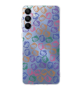 PrintiFy Samsung Galaxy A16 Uyumlu Kamera Korumalı Hello Kitty Tasarımlı Şeffaf  Silikon Kılıf