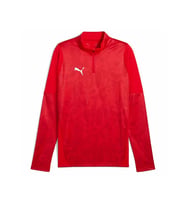 Puma Teamcup Training 1/4 Zip Top Erkek Futbol Uzun Kollu Antrenman Üstü 65916401 Beyaz