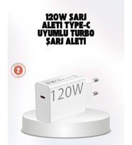 120w Güçlü Hızlı Şarj Adaptörü Ve Type-c Kablo Seti – Güvenli Şarj Teknolojisi