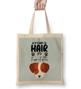 Funny Dog Lover Gift For Women Men Bez Çanta Uzun Saplı