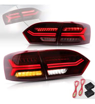 vw jetta 2011.2014 kırmızı audi dizayn kayar sinyal led stop