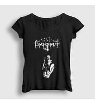 Presmono Kadın Siyah David Graf Psychonaut 4 T-Shirt 452128tt