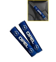 Opel Logolu Dijital Baskılı Araç Emniyet Kemer Pedi / 2’li Set – Konforlu & Şık Koruma Pedi (Mavi)