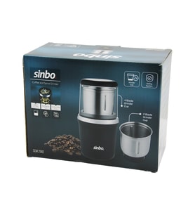 KAHVE - BAHARAT ÖĞÜTÜCÜ MAKİNE 2PCS ÇELİK ÖĞÜTME HAZNESİ=2 BIÇAKLI - 4 BIÇAKLI 100GR ÖĞÜTME 200W SCM-2982 (5343)