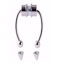 Mıknatıslı Fake Septum Piercing Gümüş rengi