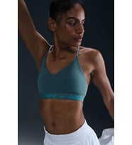 Nike Indy Light-Support Padded Adjustable Sports Bra Kadın Spor Bra Yeşil