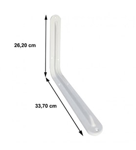 Raf Altı 12x14 mm Beyaz