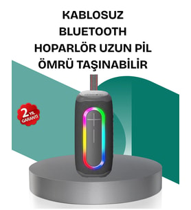 Renkli Led Işıklı Kablosuz Hoparlör Ip67