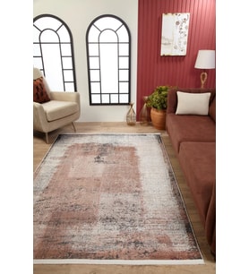 Dijital Kaymaz Yıkanabilir Krem Modern Salon Halısı Mutfak Halısı Koridor Halısı Yolluk HLN1652