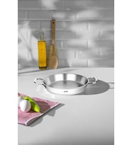 Nehir Silver Çelik Omlet Sahan Kapaksız 18 cm (Gümüş)