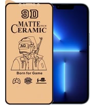Apple Uyumlu   iPhone 13 Pro Max Ekran Koruyucu 9d Mat Seramik Nano Kırılmaz Cam