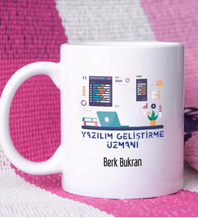 Yazılım Geliştirme Uzmanı Kişiye Özel Hediye Yazılımcı Kupa Bardak